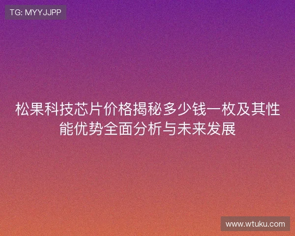 松果科技芯片价格揭秘多少钱一枚及其性能优势全面分析与未来发展